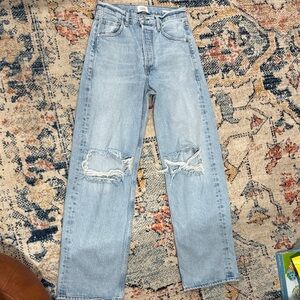 Citizens of Humanity Ayla Light Blue Distressed Jeans